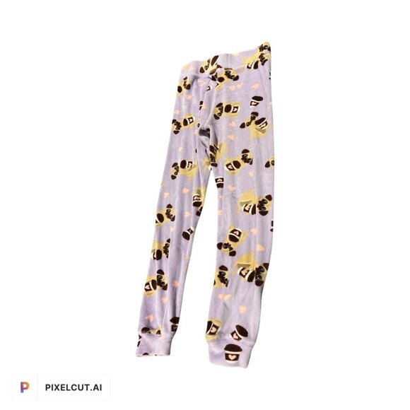 Urban Kids Purple and Brown Dog Pajama Bottoms Girls Size 10-12 - Picture 5 of 9